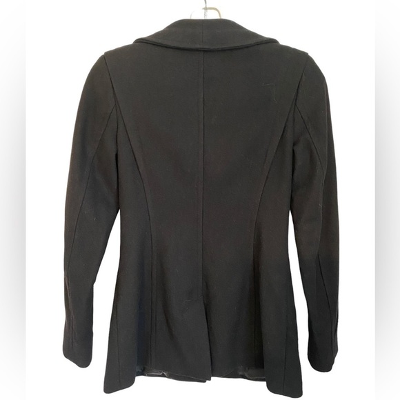 Babaton Wool  Blend Black Quincy Modern TrenchCoat Ladies XSM - Picture 2 of 16